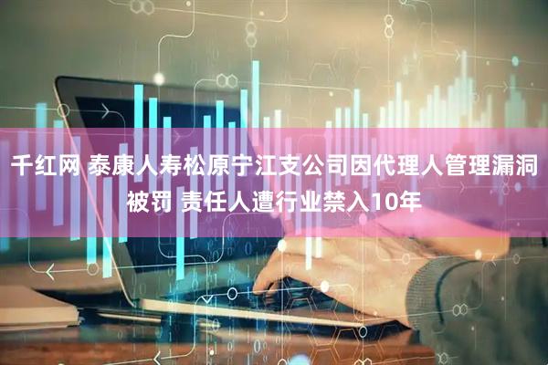 千红网 泰康人寿松原宁江支公司因代理人管理漏洞被罚 责任人遭行业禁入10年